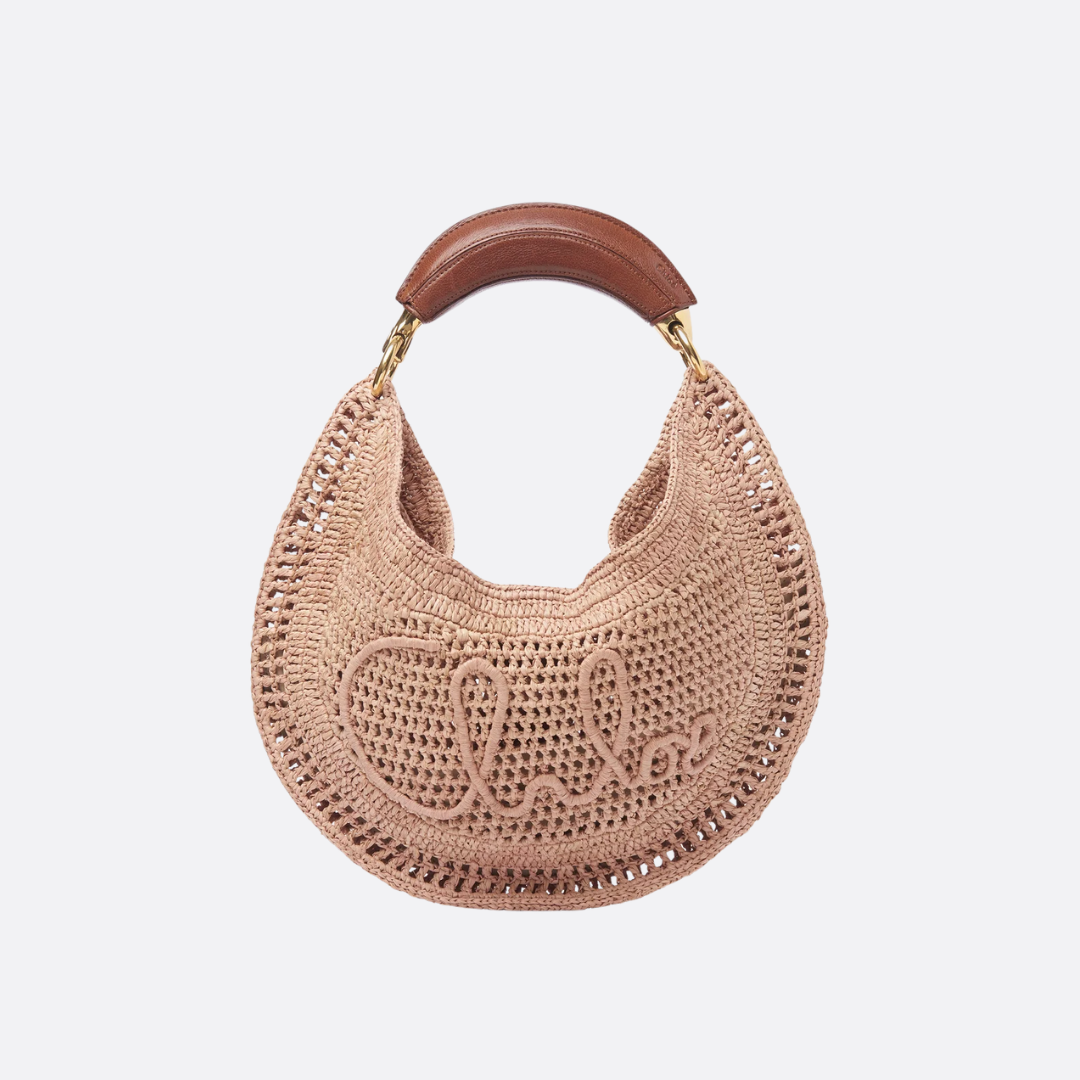 CHLOÉ HOT SUMMER BANANA BAGS FROM RAFFIA