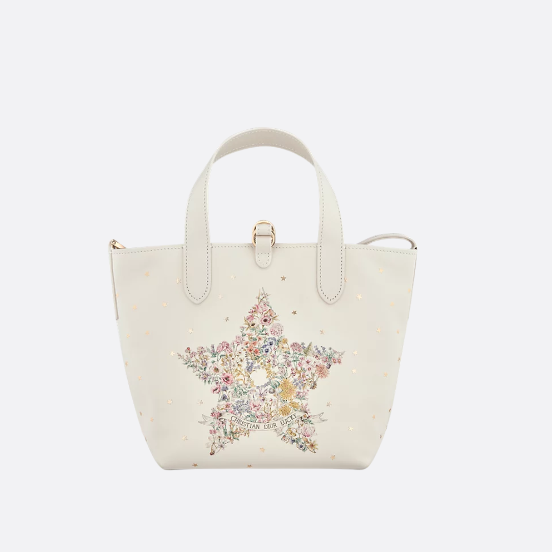 DIOR LUCKY DIOR TOUJOURS SMALL VERTICAL TOTE BAG