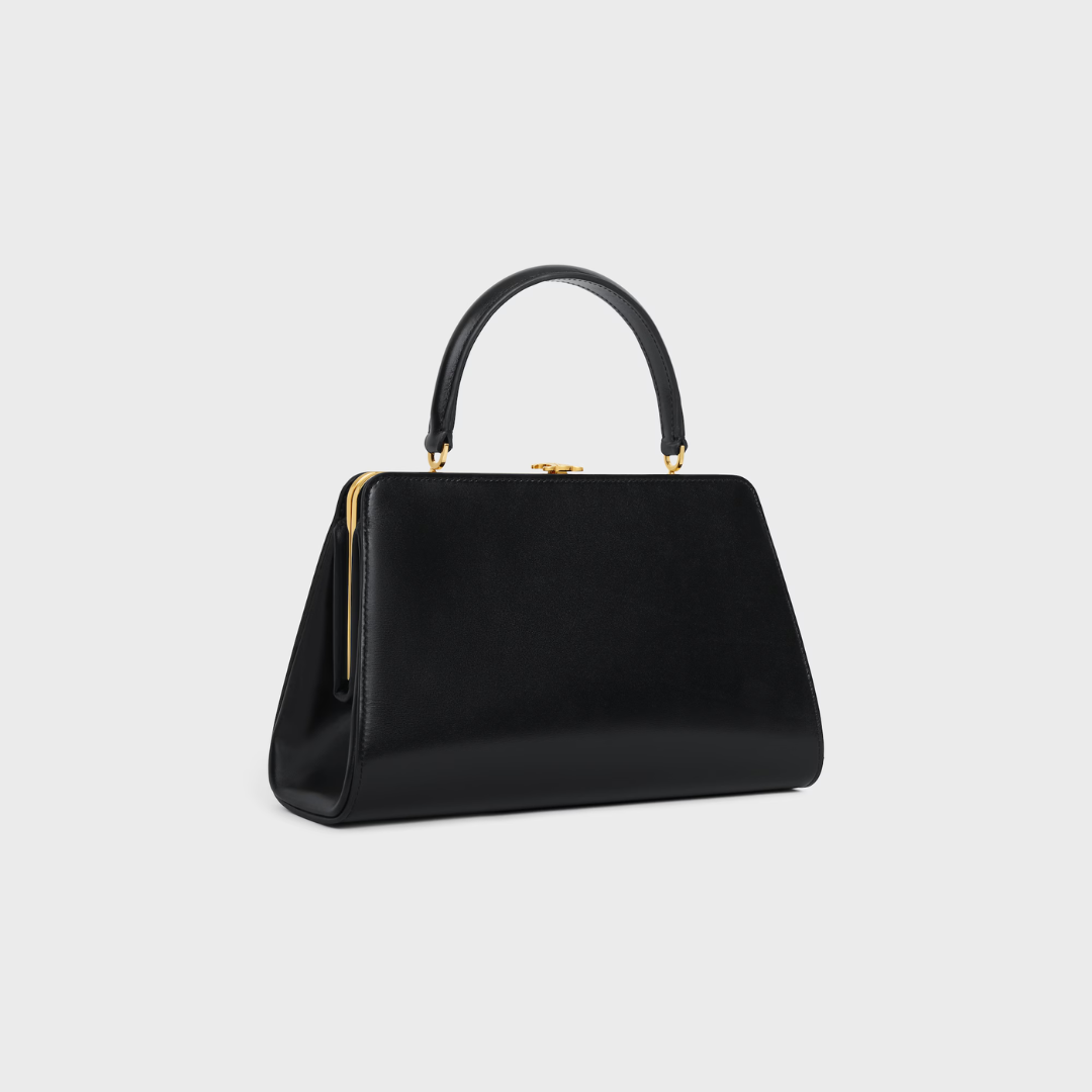 CELINE ANTOINETTE MEDIUM BAG IN SATIN CALF LEATHER – NATURAL COLORS