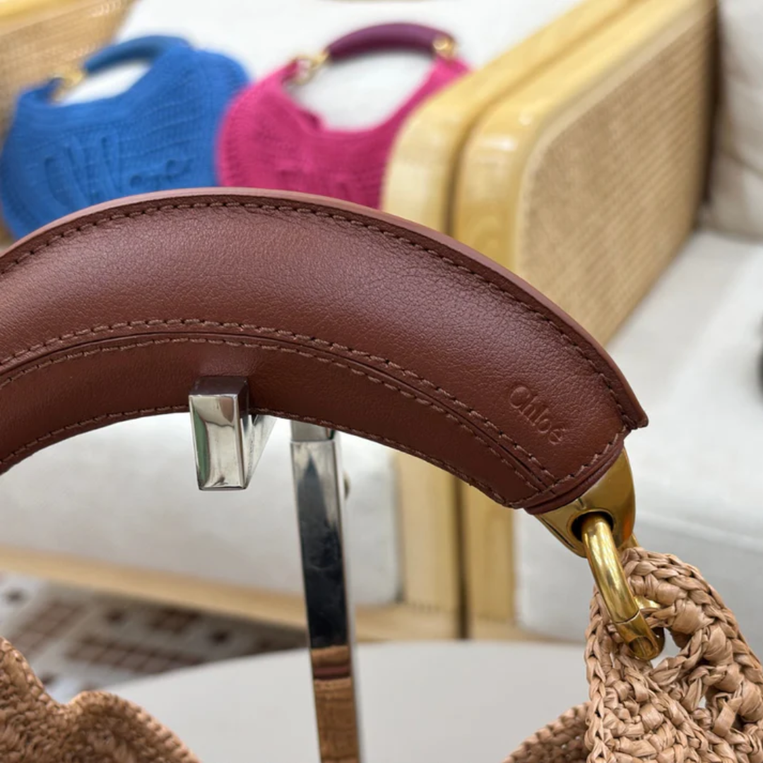 CHLOÉ HOT SUMMER BANANA BAGS FROM RAFFIA