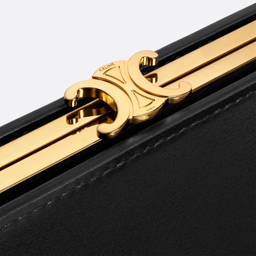 CELINE ANTOINETTE MEDIUM BAG IN SATIN CALF LEATHER – NATURAL COLORS