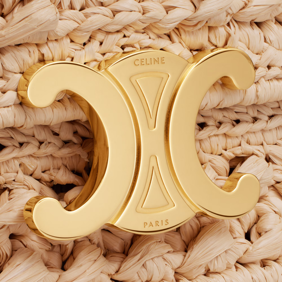 CLAUDE SHOULDER BAG WITH CHAIN IN RAFFIA WITH FABRIC EFFECT