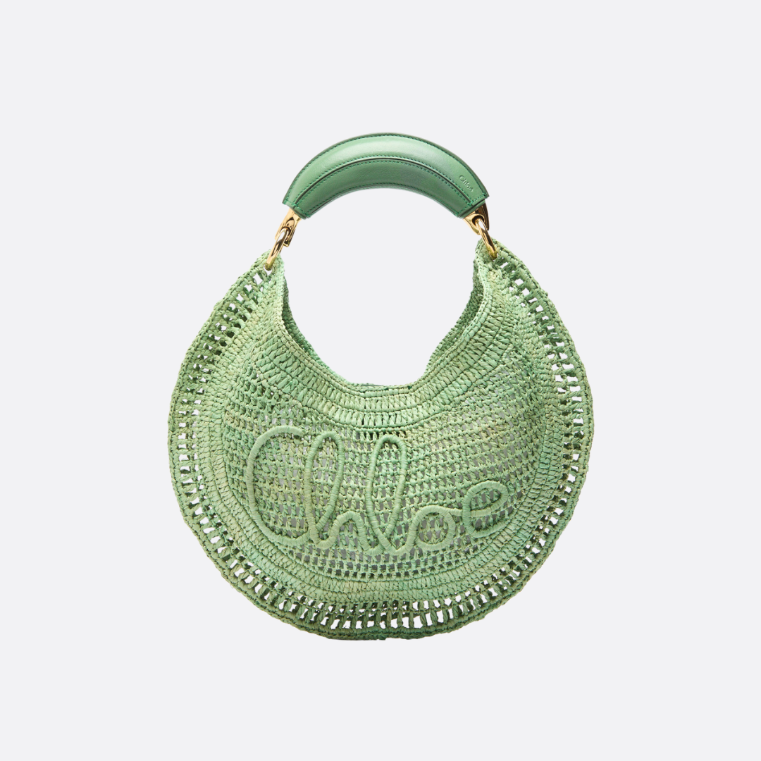 CHLOÉ HOT SUMMER BANANA BAGS FROM RAFFIA